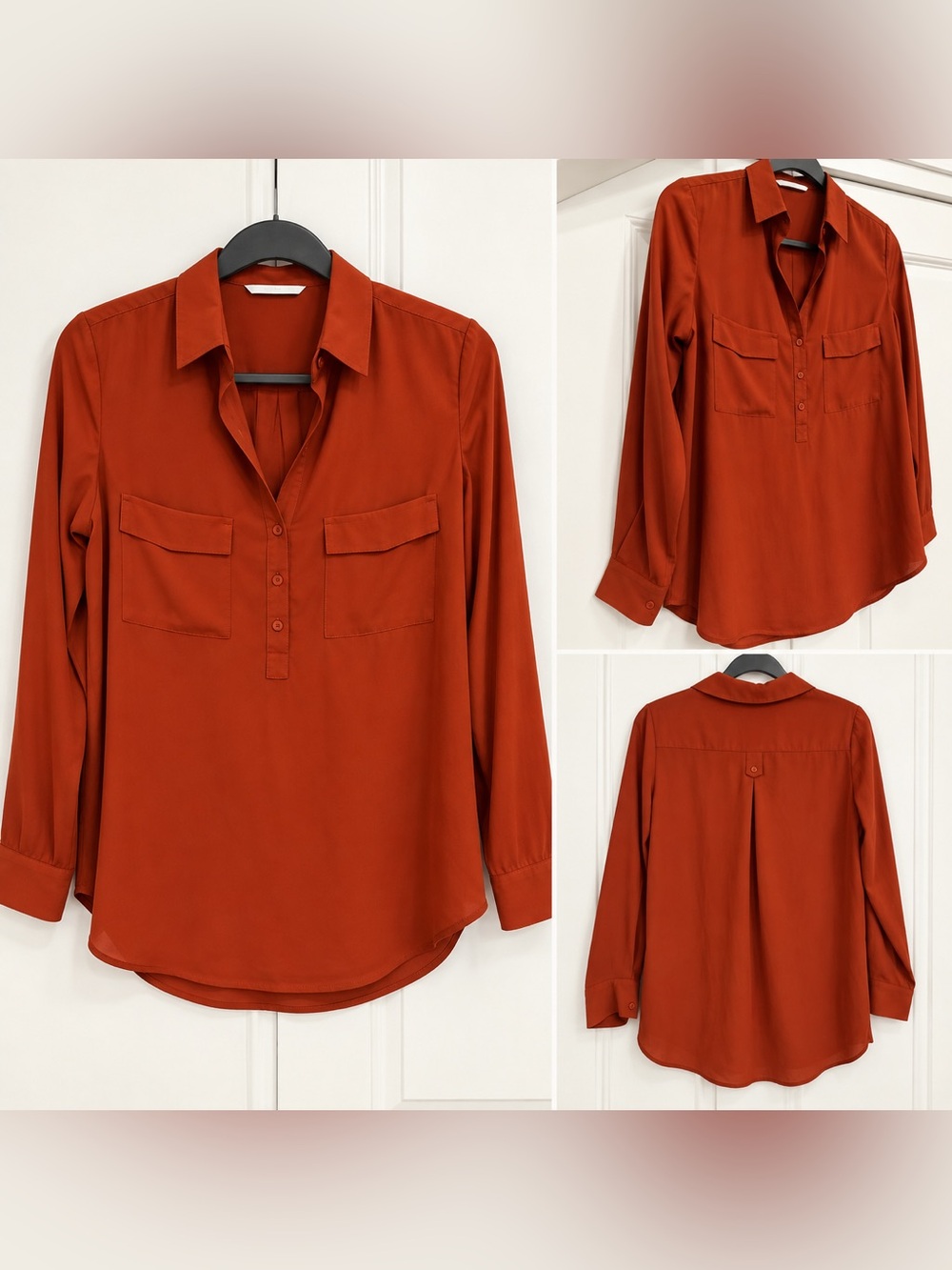 Pleione Utility Style Blouse Medium
